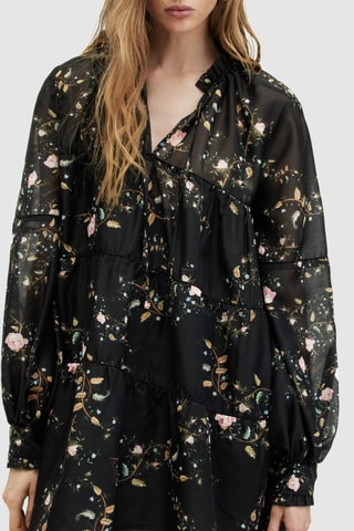 Vestido estilo patinadora - Preto