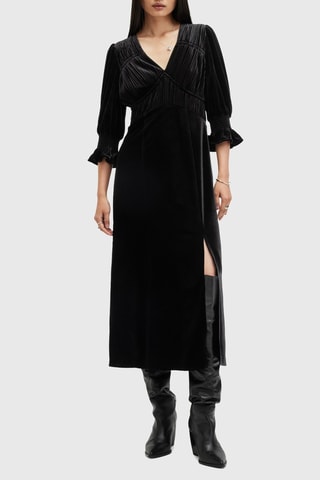 Vestido midi - Preto