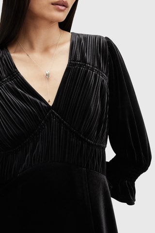 Vestido midi - Preto