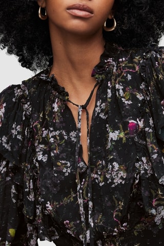 Vestido estilo patinadora - Preto