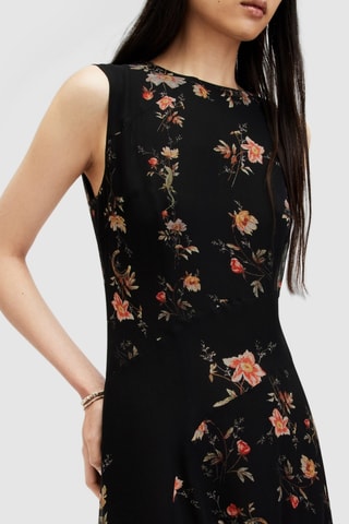 Vestido midi - Preto