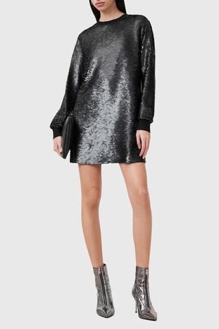 Vestido direito - Preto