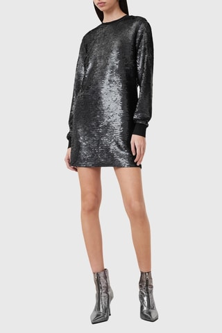 Vestido direito - Preto