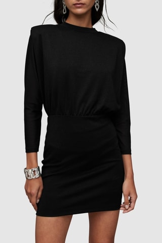 Vestido justo - Preto