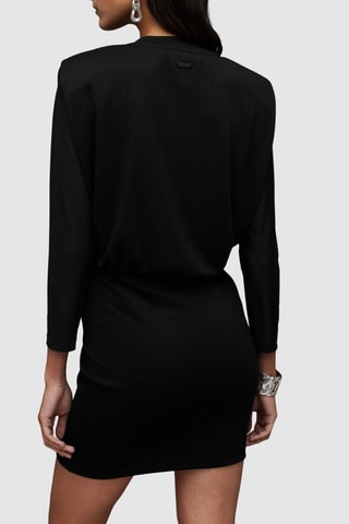 Vestido justo - Preto