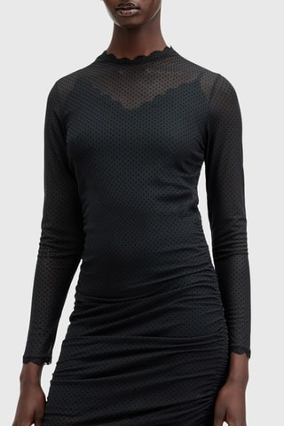 Vestido justo - Preto