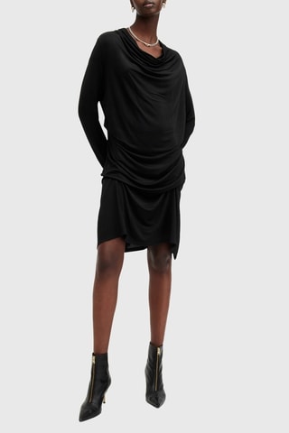Vestido direito - Preto