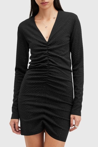 Vestido justo - Preto