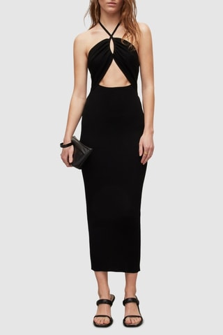 Vestido comprido Amei - Preto