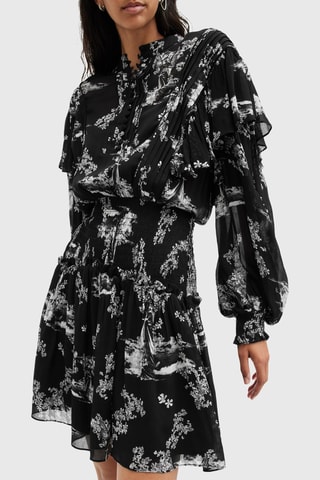 Vestido estilo patinadora Duran - Preto