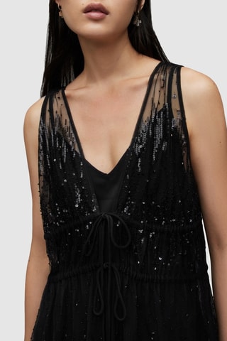 Vestido comprido - Preto