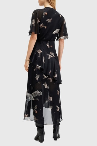 Vestido traçado - Preto