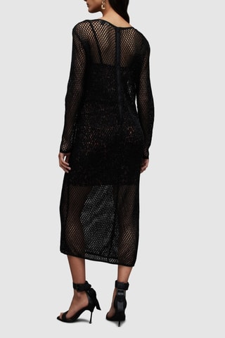 Vestido midi - Preto