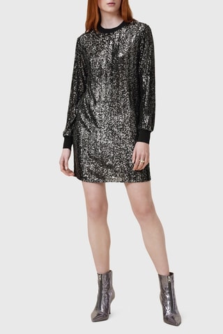 Vestido direito - Preto
