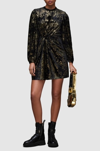 Vestido direito - Preto