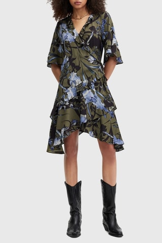 Vestido traçado - Verde