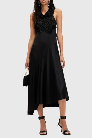 Vestido midi - Preto