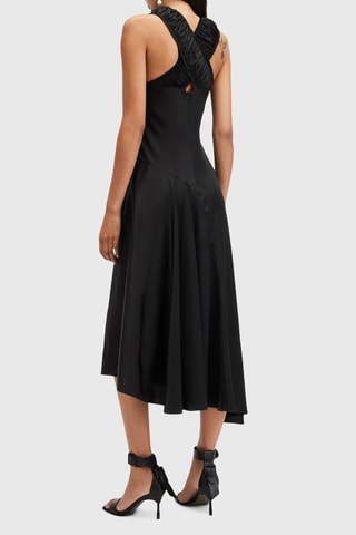Vestido midi - Preto