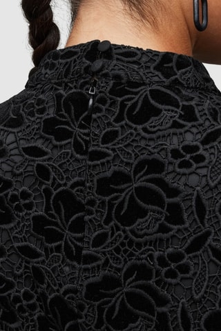 Vestido justo - Preto