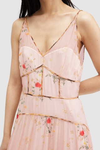 Vestido midi - Rosa
