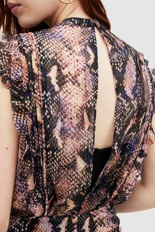 Vestido justo - Castanho