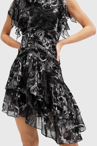 Vestido estilo patinadora - Preto