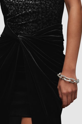 Saia midi - Preto