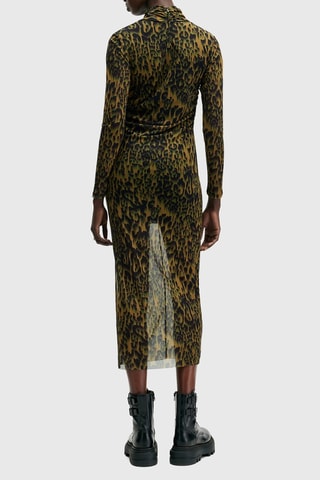Vestido midi - Caqui