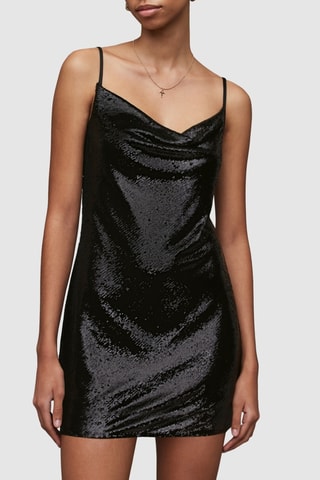 Vestido justo - Preto