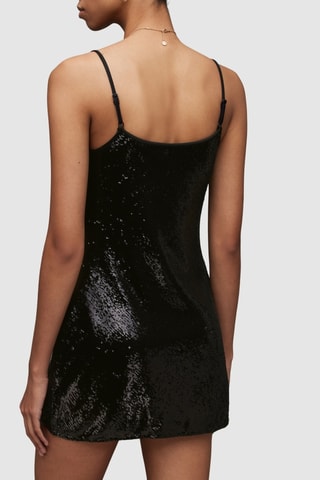 Vestido justo - Preto