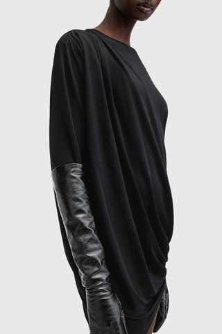 Vestido justo - Preto