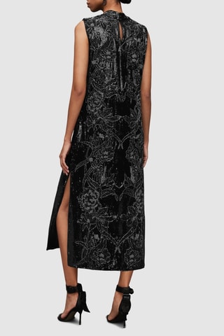 Vestido midi - Preto