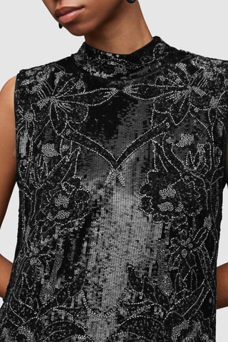 Vestido midi - Preto
