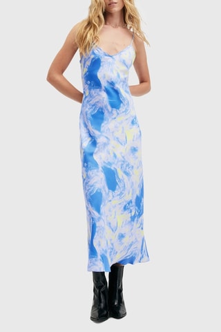 Vestido midi - Azul