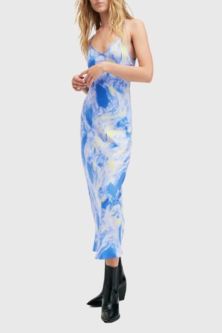 Vestido midi - Azul