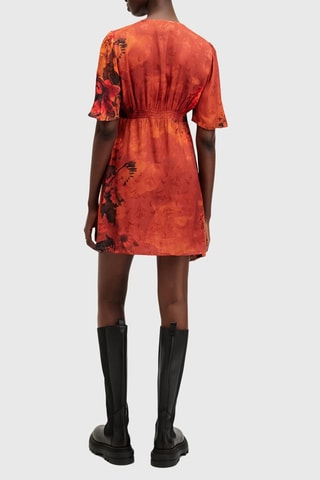 Vestido-camisa - Laranja