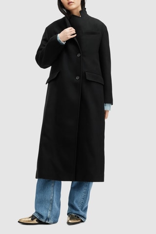 Manteau en laine - Noir