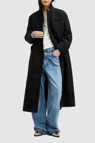 Manteau en laine - Noir