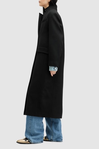 Manteau en laine - Noir