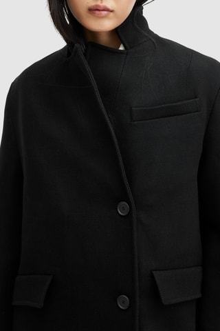 Manteau en laine - Noir