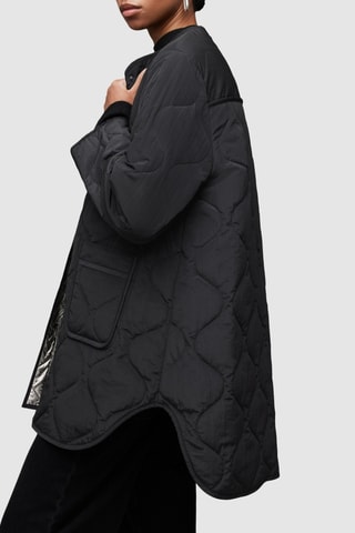 Veste réversible - Noir et doré rose