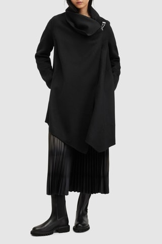 Manteau en laine - Noir
