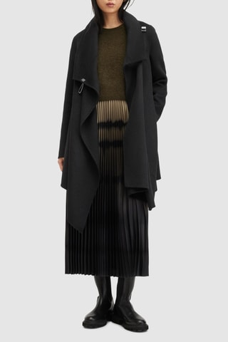 Manteau en laine - Noir