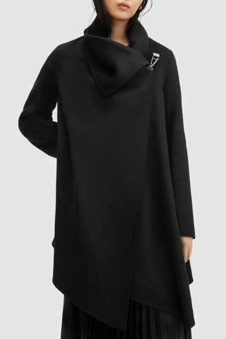 Manteau en laine - Noir