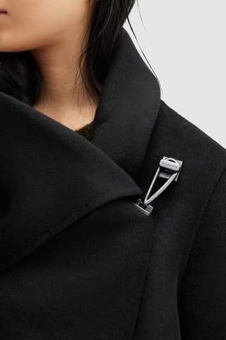 Manteau en laine - Noir