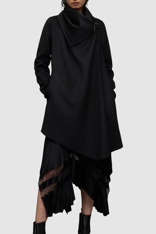 Manteau en laine - Noir