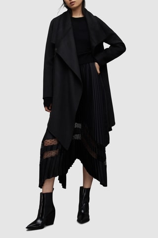Manteau en laine - Noir
