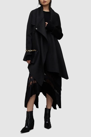 Manteau en laine - Noir