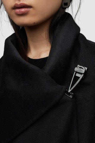 Manteau en laine - Noir