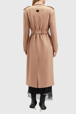 Manteau relaxed en laine - Camel